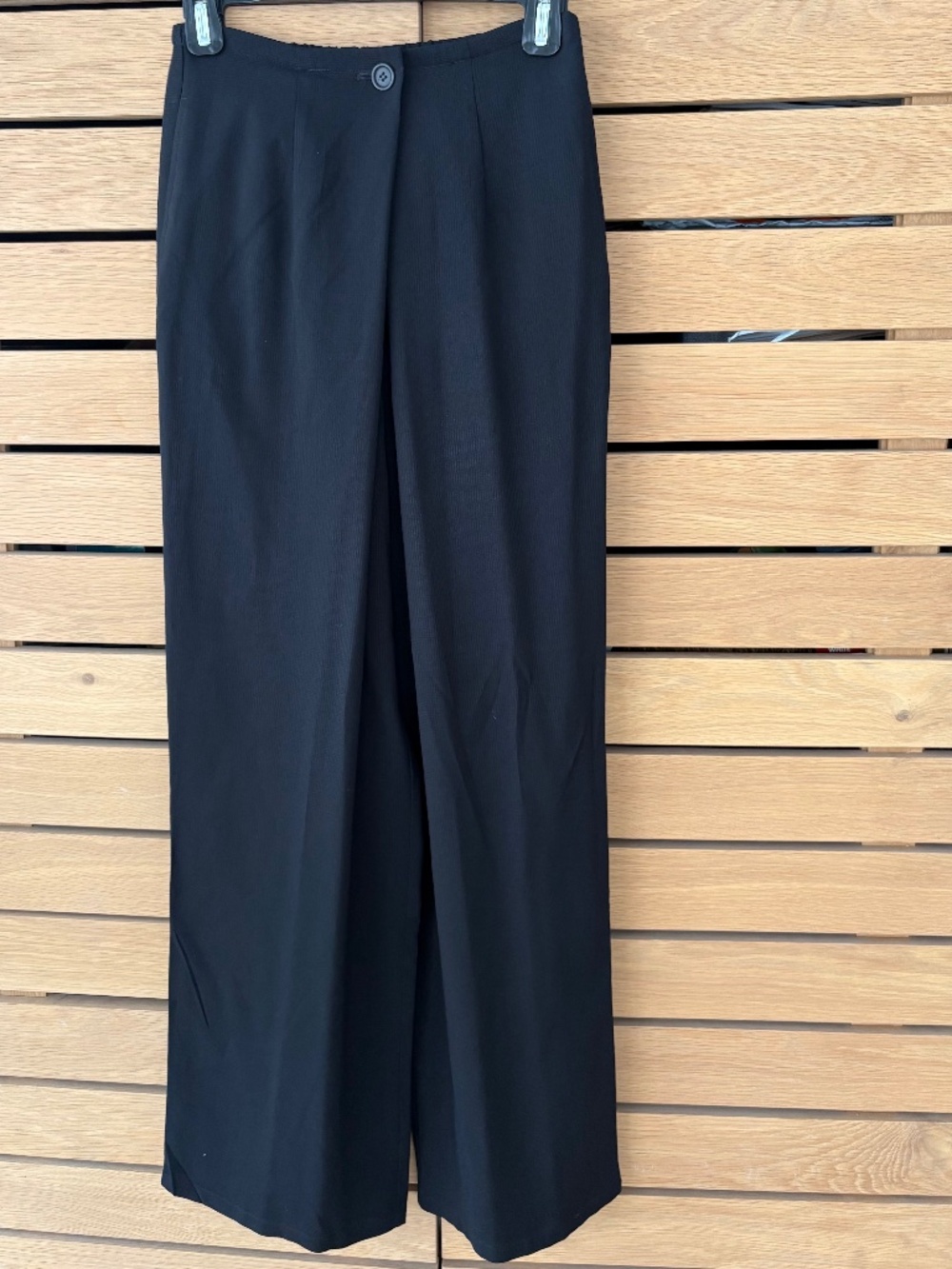 Elegant Black Wide-Leg Pants – Excellent Condition Size Small